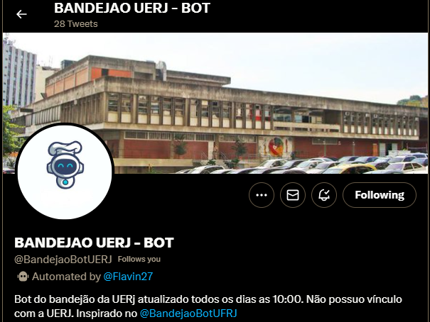 Bot Bandejão UERJ